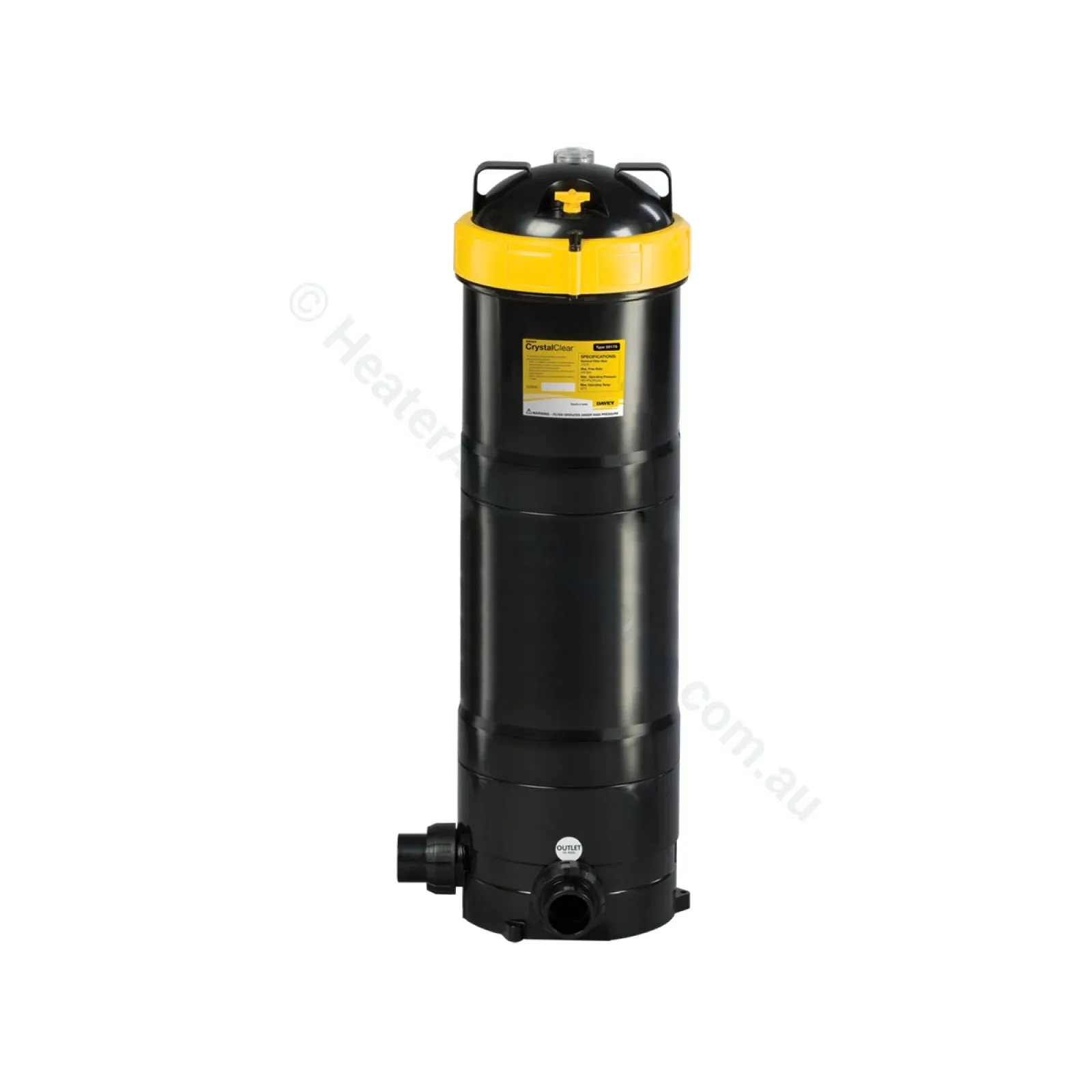 OBSOLETE - 150ft² Davey SpaQuip Crystal Clear Cartridge Filter