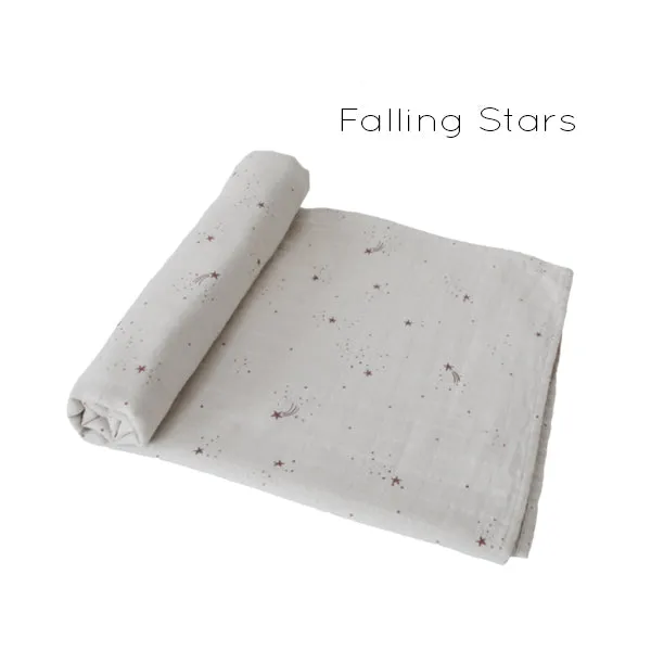 Organic Cotton Muslin Swaddle Blanket