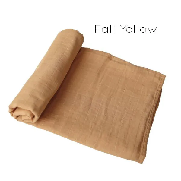 Organic Cotton Muslin Swaddle Blanket
