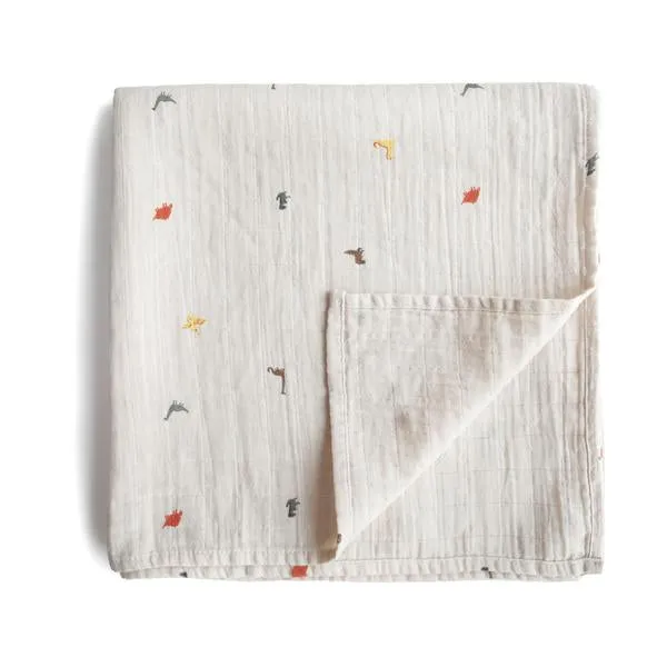 Organic Cotton Muslin Swaddle Blanket