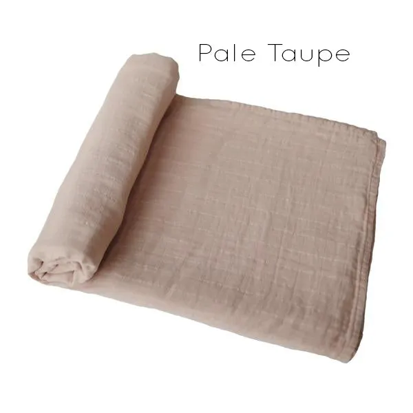 Organic Cotton Muslin Swaddle Blanket