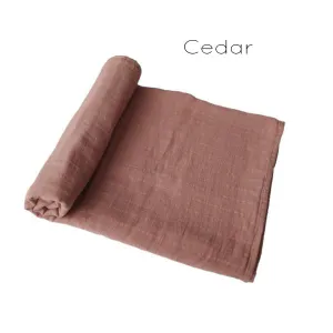Organic Cotton Muslin Swaddle Blanket