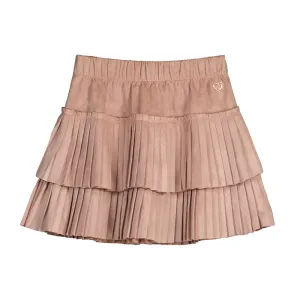 Pleated Suede Skirt 4.903