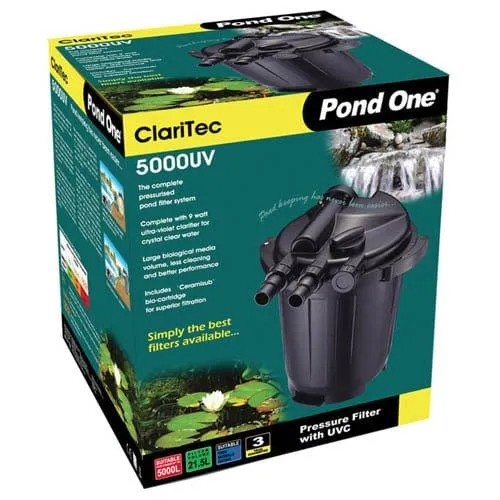 Pond One ClariTec 5000UV - For 750-3000L Tanks
