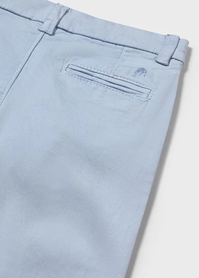 Pre-Order Mayoral 1116 Light Blue Linen Shirt, Mayoral 522 Light Blue Twill Trousers and Mayoral 1302 Jumper