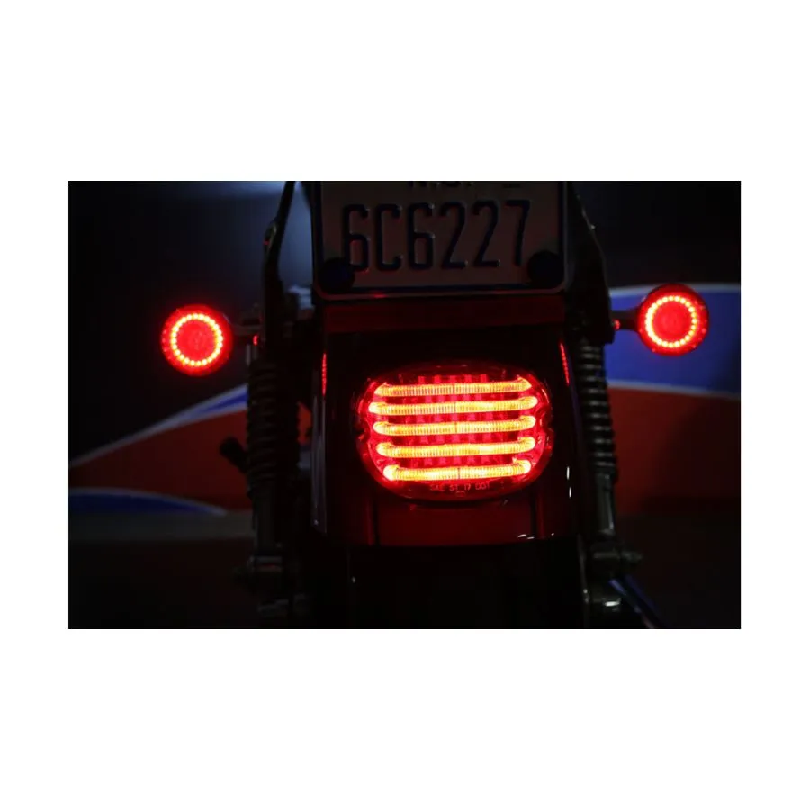 ProBEAM Low Profile LED Taillight For Harley 1999-2024 - Smoke (No License Light)