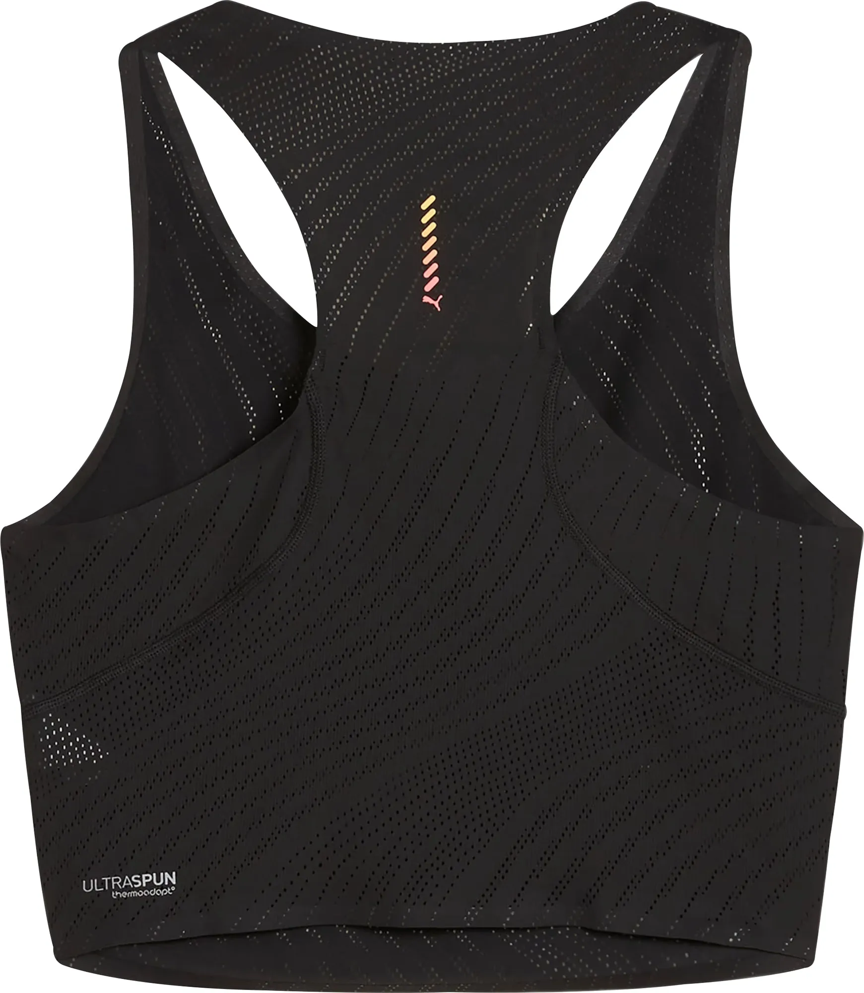 Puma Run Ultraspun Womens Running Crop Top - Black