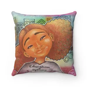 "ED=OP Future President" 18"x18" Square Pillow