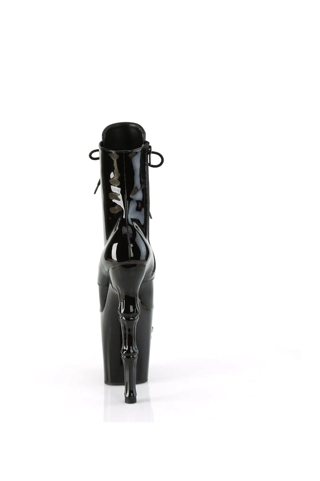 RAPTURE-1020 Black Patent Ankle Boot