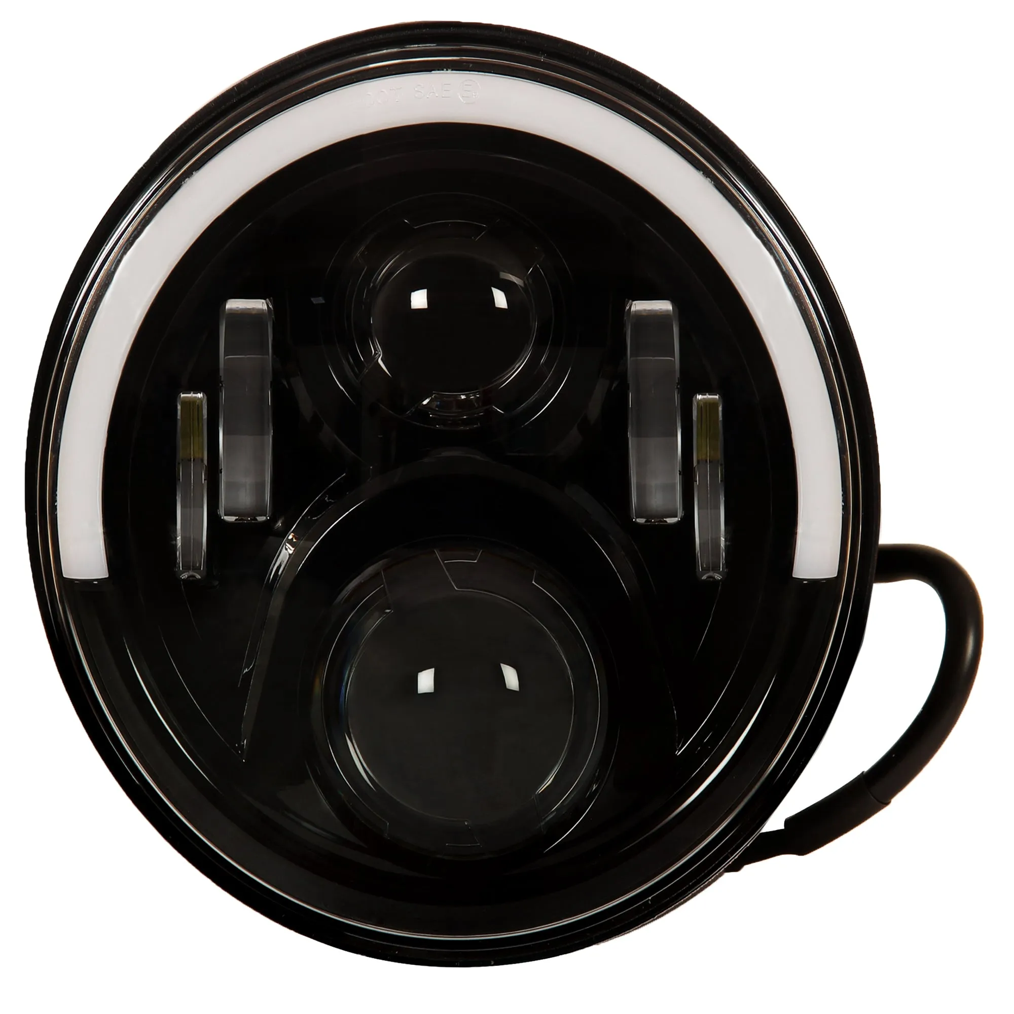 RE 7" 6 LED Moon light shape Hi-Low Headlight (75 Watt)