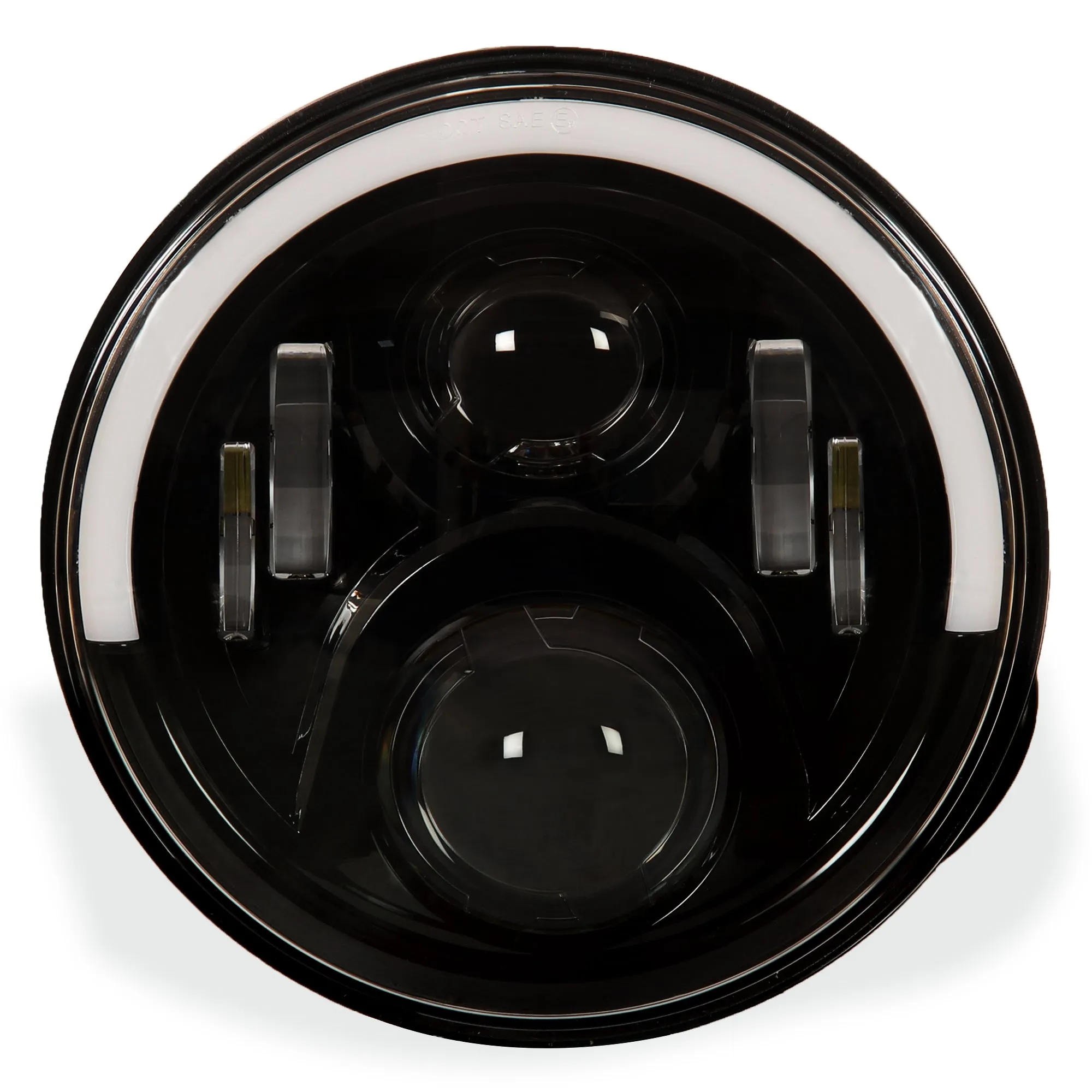 RE 7" 6 LED Moon light shape Hi-Low Headlight (75 Watt)