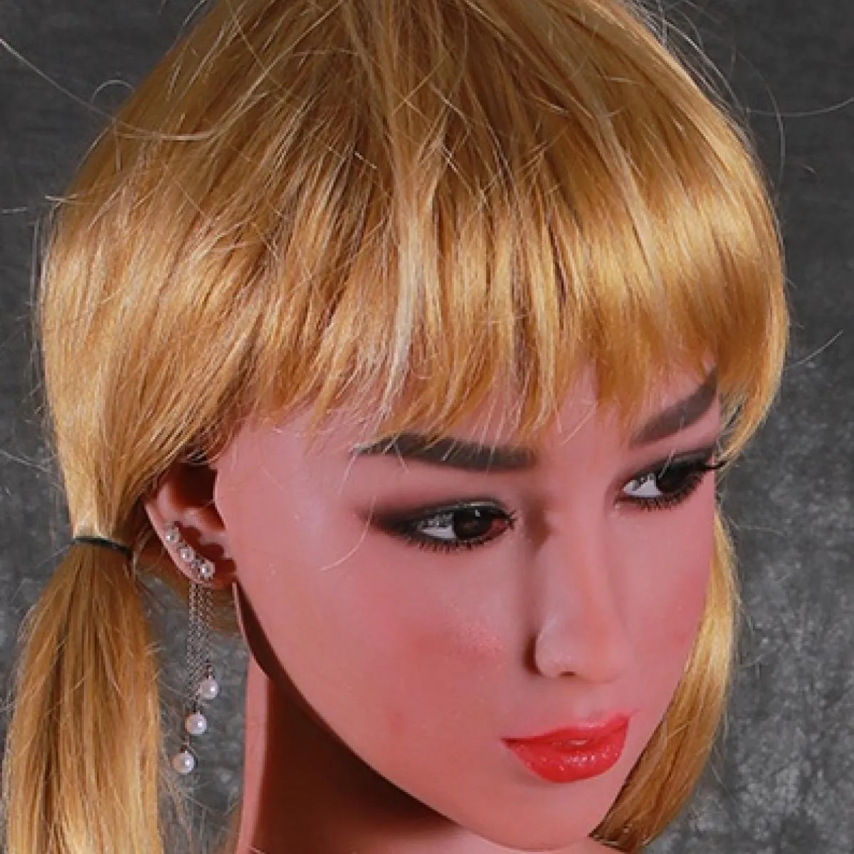 RF448 - Clearance item - Firedoll - Clowy - Sex Doll Head - M16 Compatible - Light Tan
