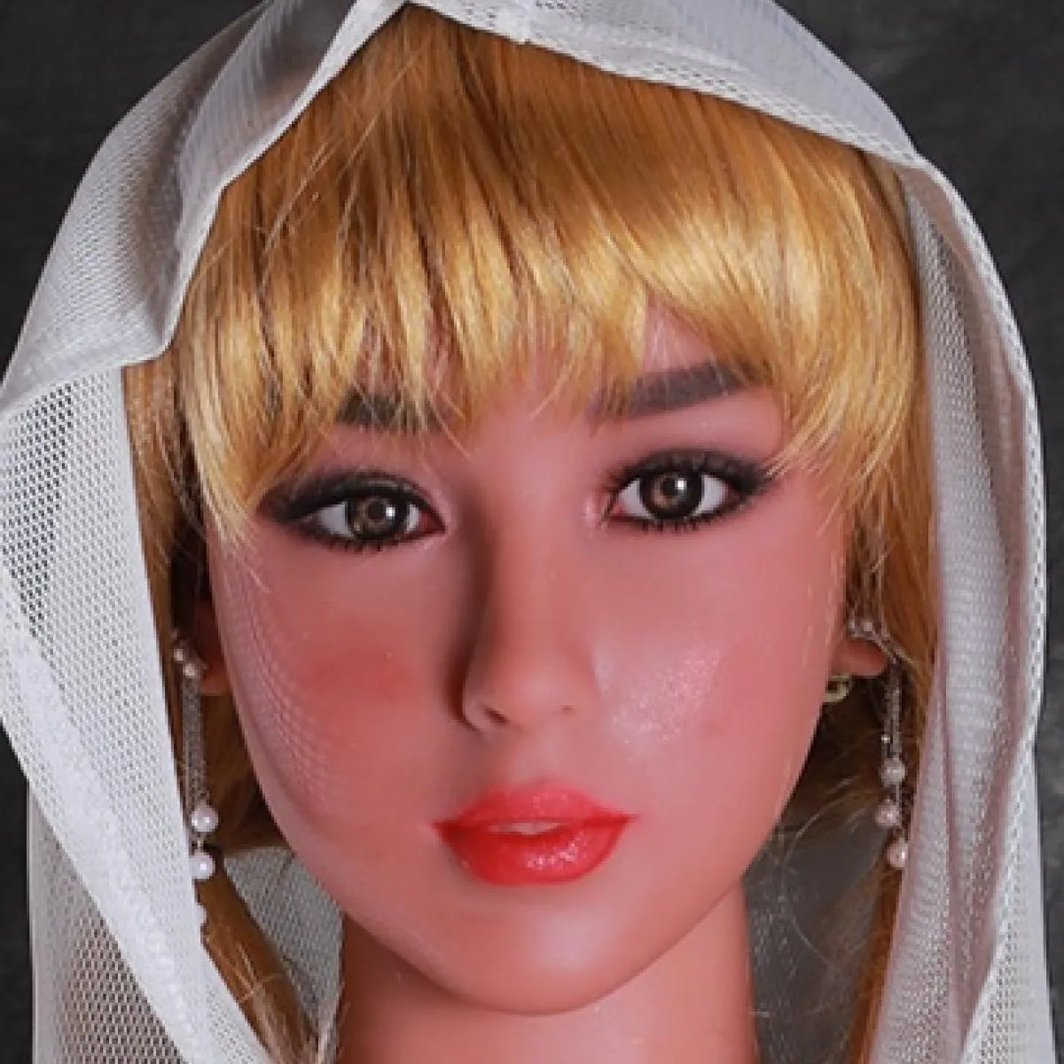 RF448 - Clearance item - Firedoll - Clowy - Sex Doll Head - M16 Compatible - Light Tan