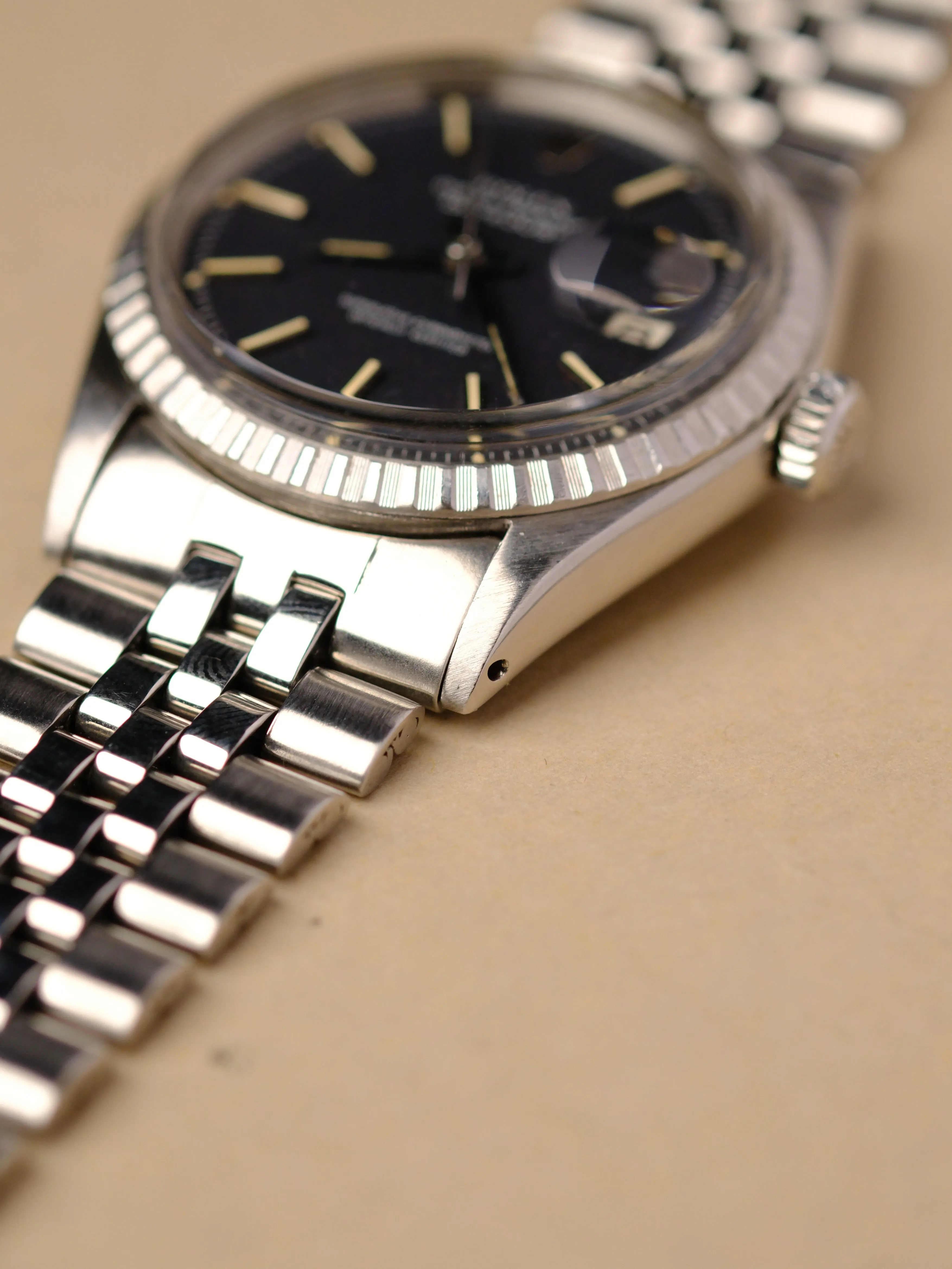 Rolex Datejust 1603 Black 'Confetti' Dial - 1970