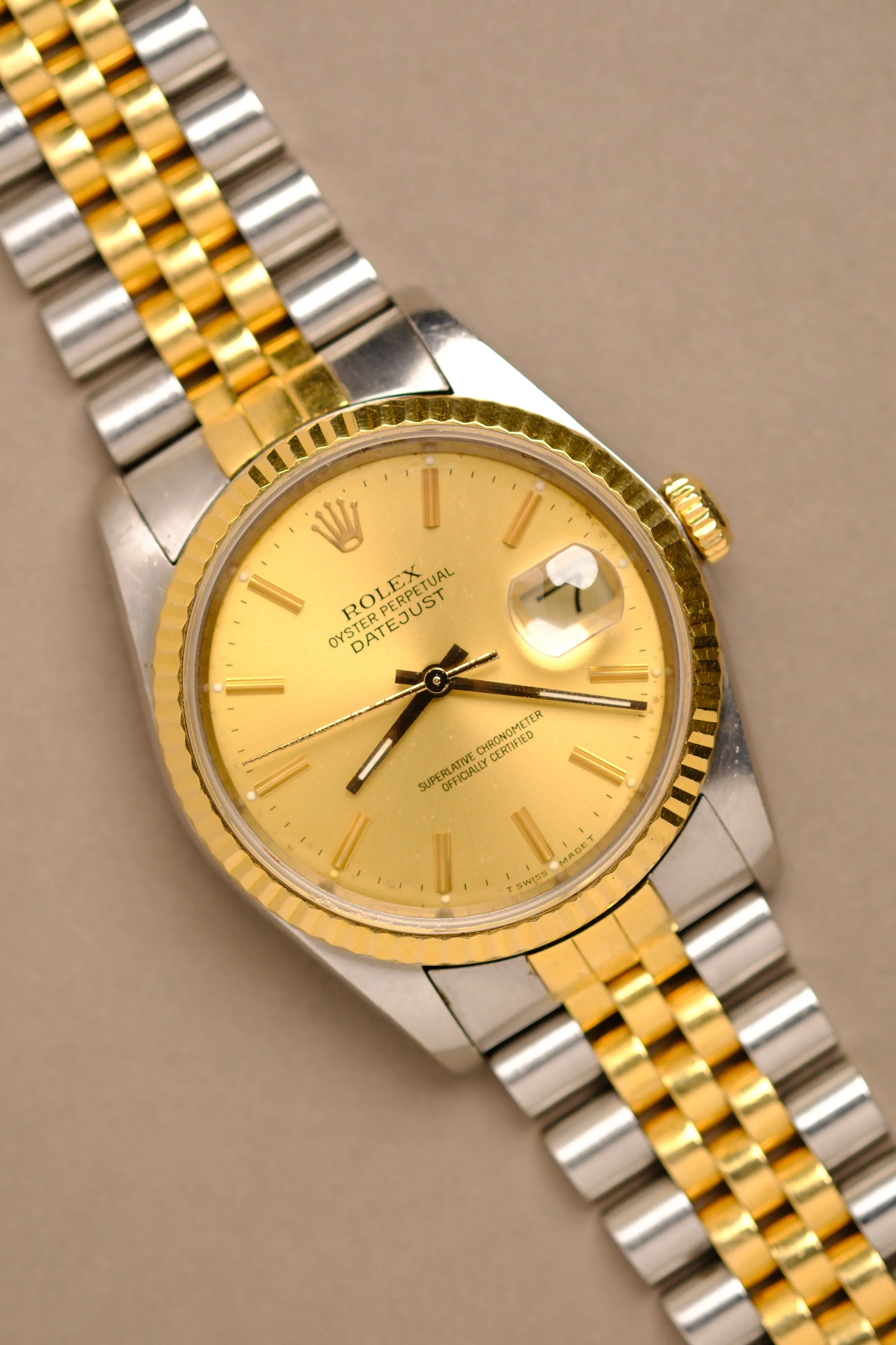 Rolex Datejust 16233 Champagne Dial - 1993
