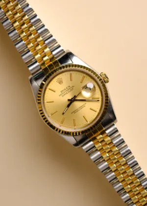 Rolex Datejust 16233 Champagne Dial - 1993
