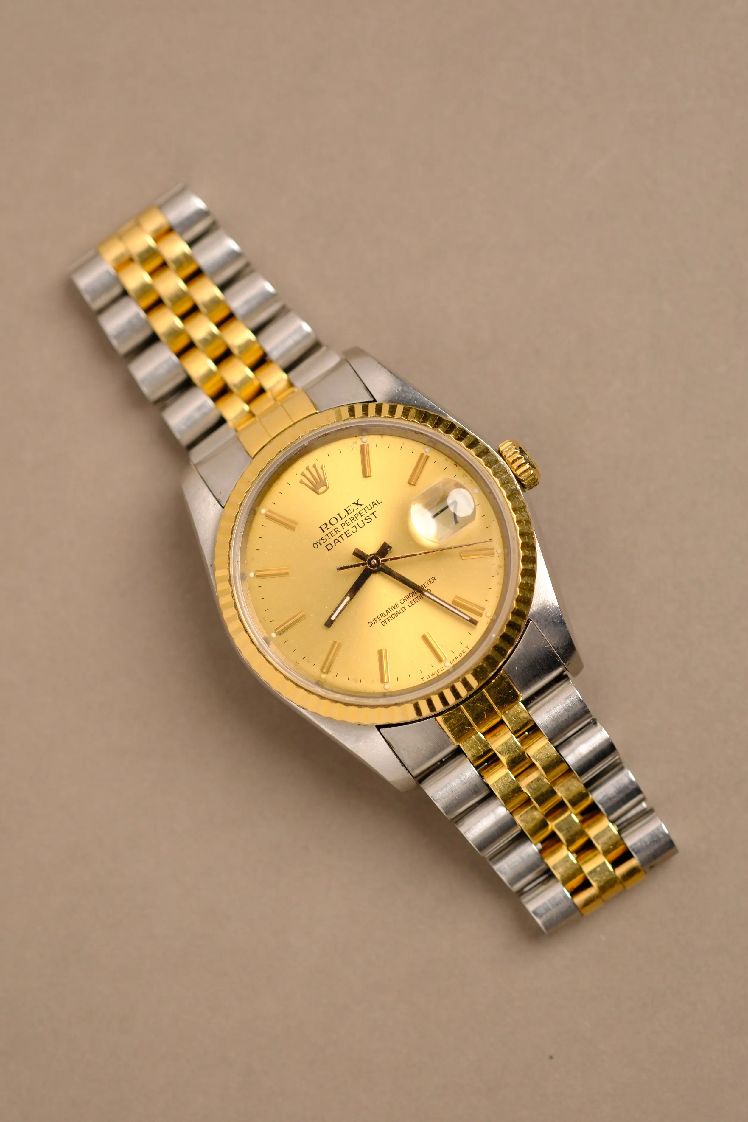 Rolex Datejust 16233 Champagne Dial - 1993