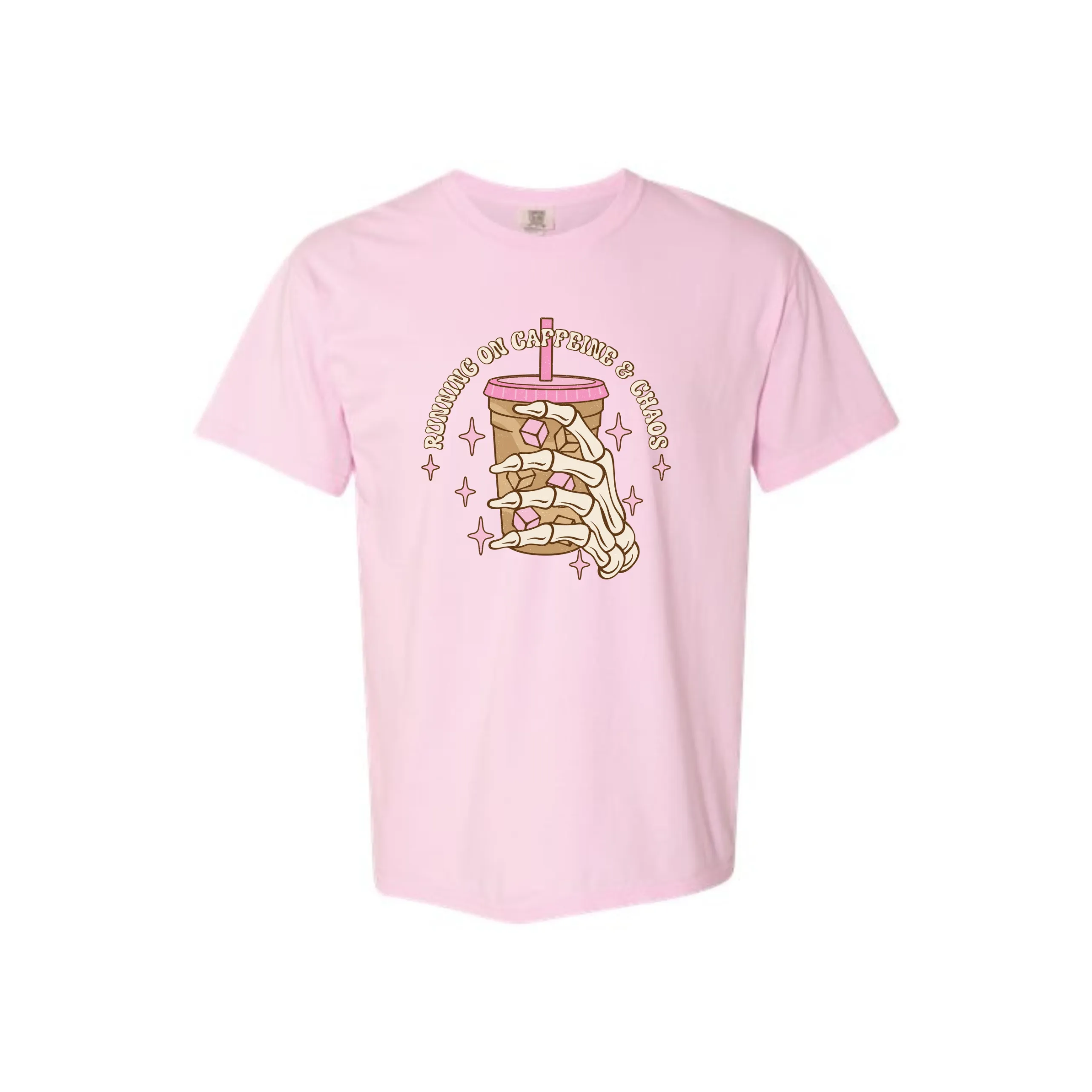 Running On Caffeine And Chaos Graphic T-Shirt- 8 Colors