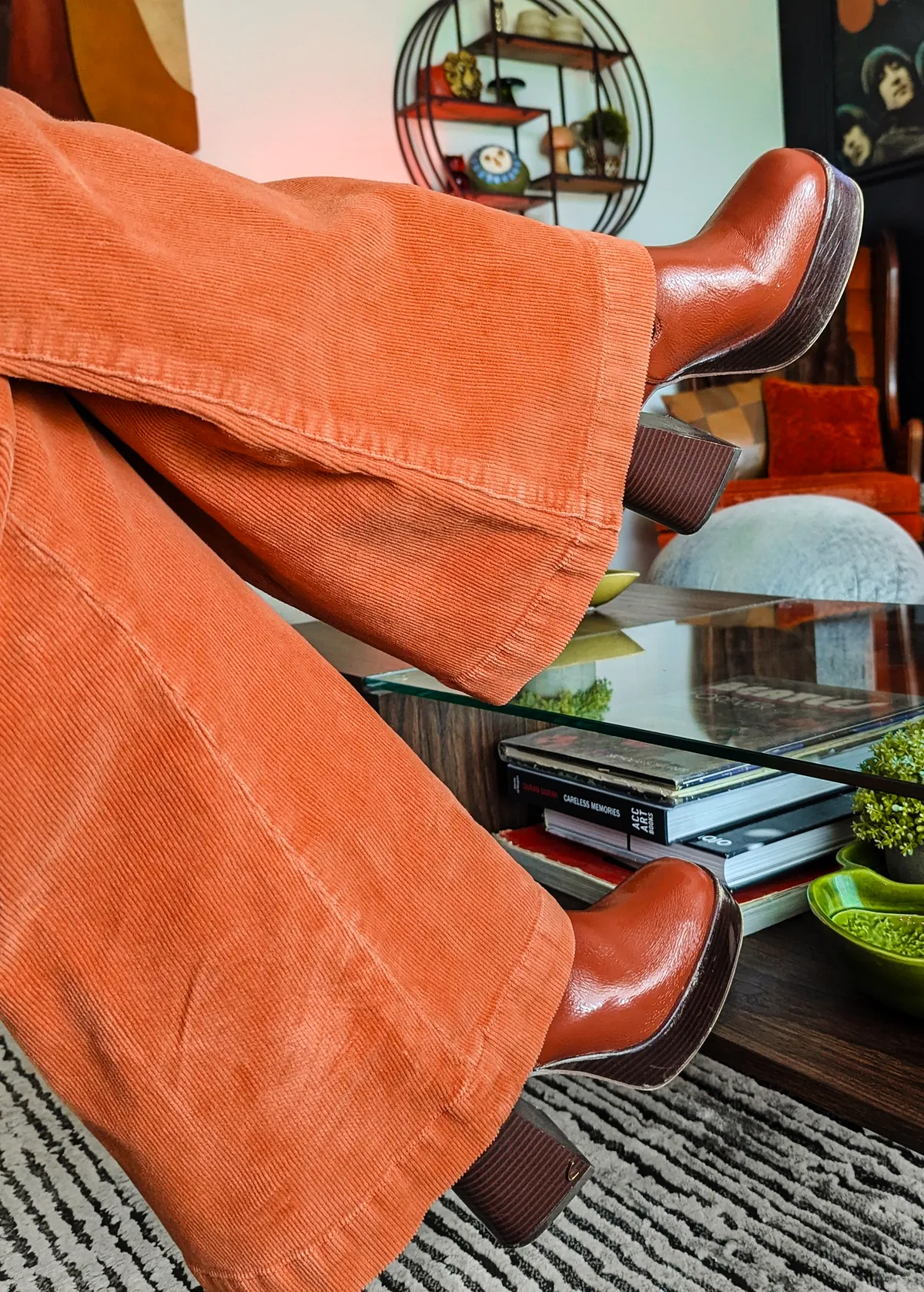 Rust Corduroy Eastcoast Flares