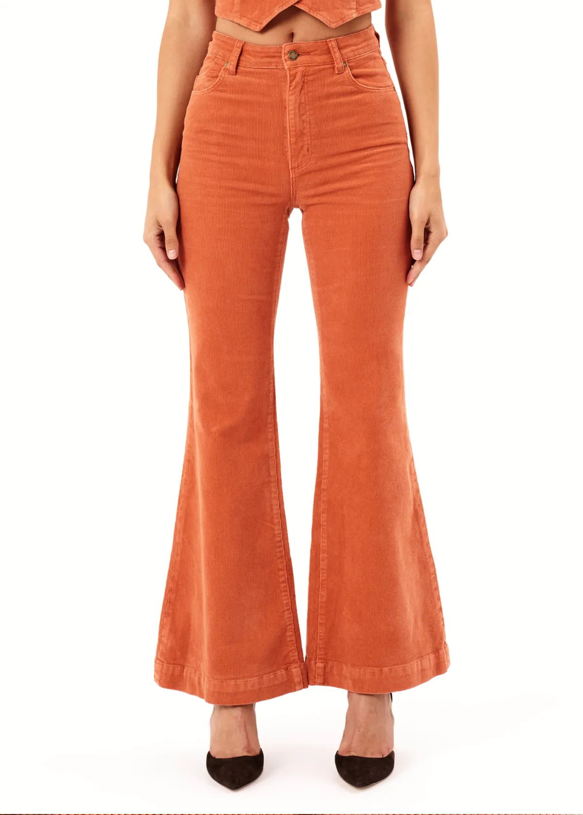 Rust Corduroy Eastcoast Flares