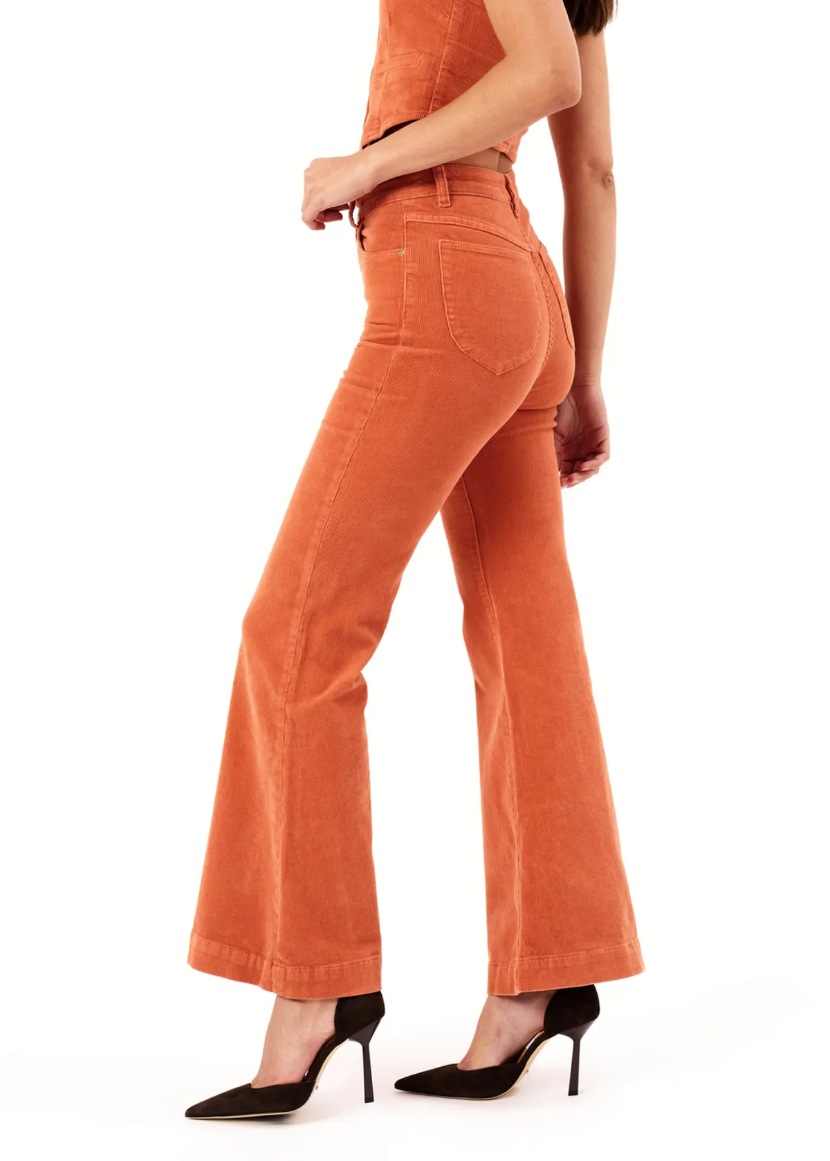 Rust Corduroy Eastcoast Flares