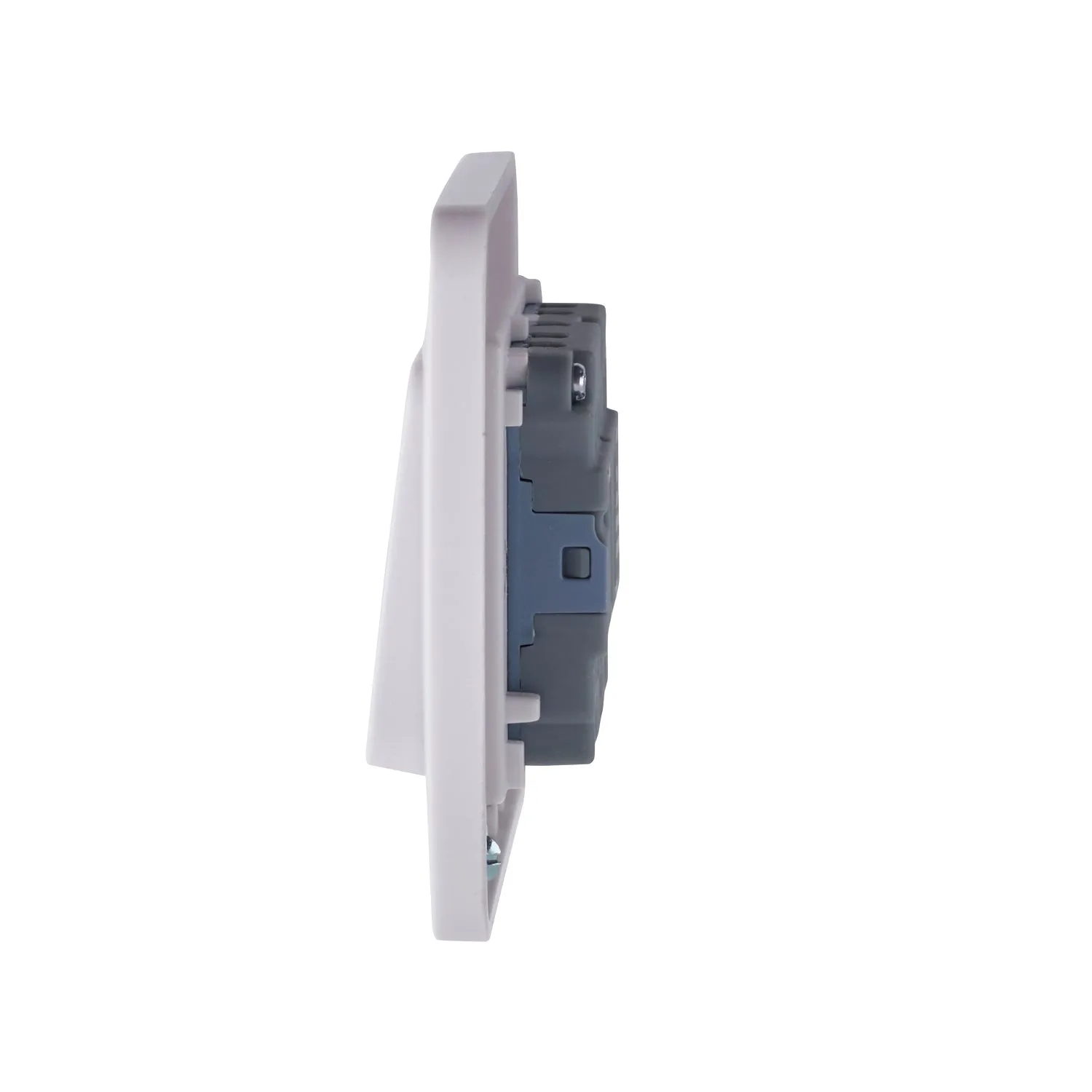 Schneider Electric GGBL1022W Lisse White Moulded 10AX 2G 2-Way Wide Rocker Switch