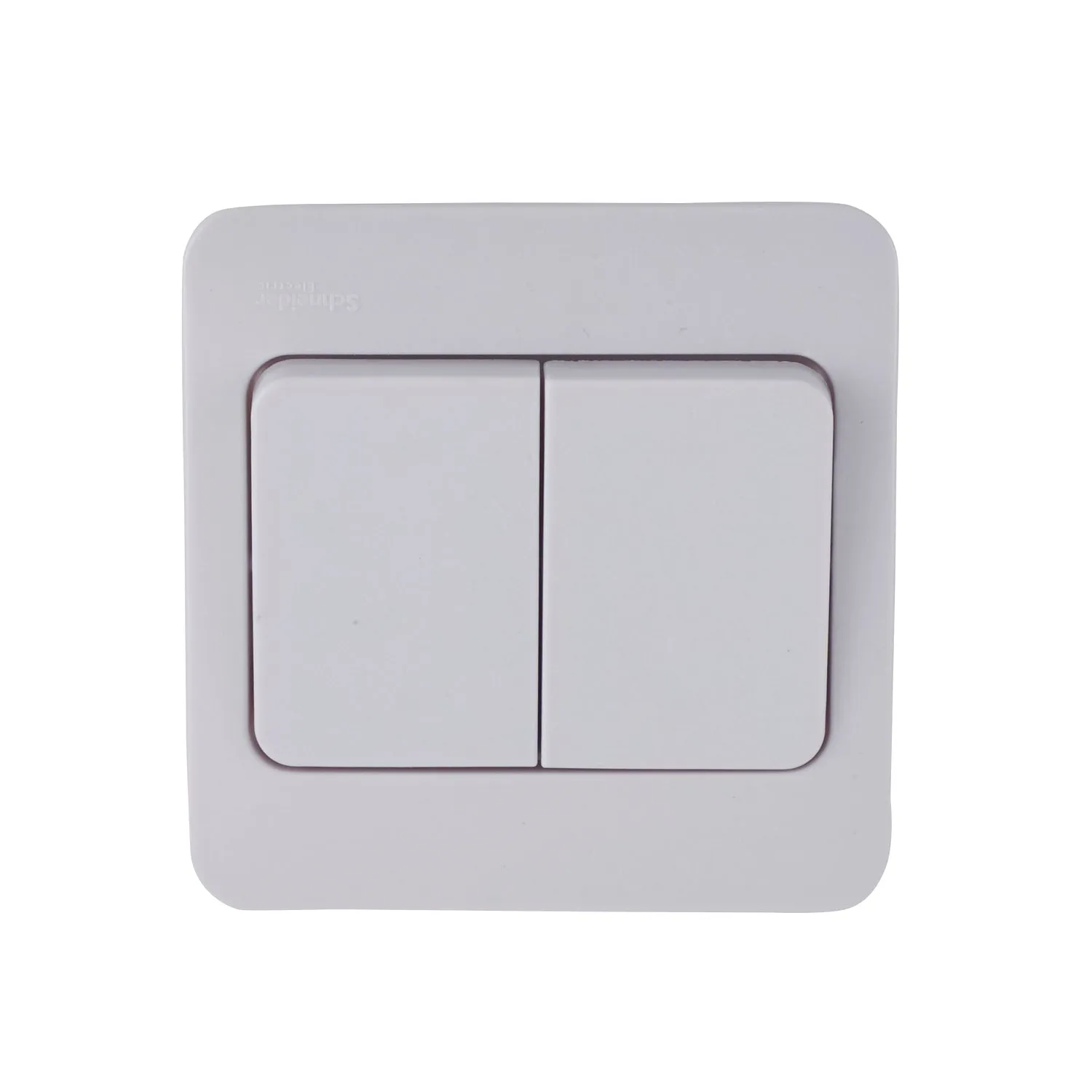 Schneider Electric GGBL1022W Lisse White Moulded 10AX 2G 2-Way Wide Rocker Switch