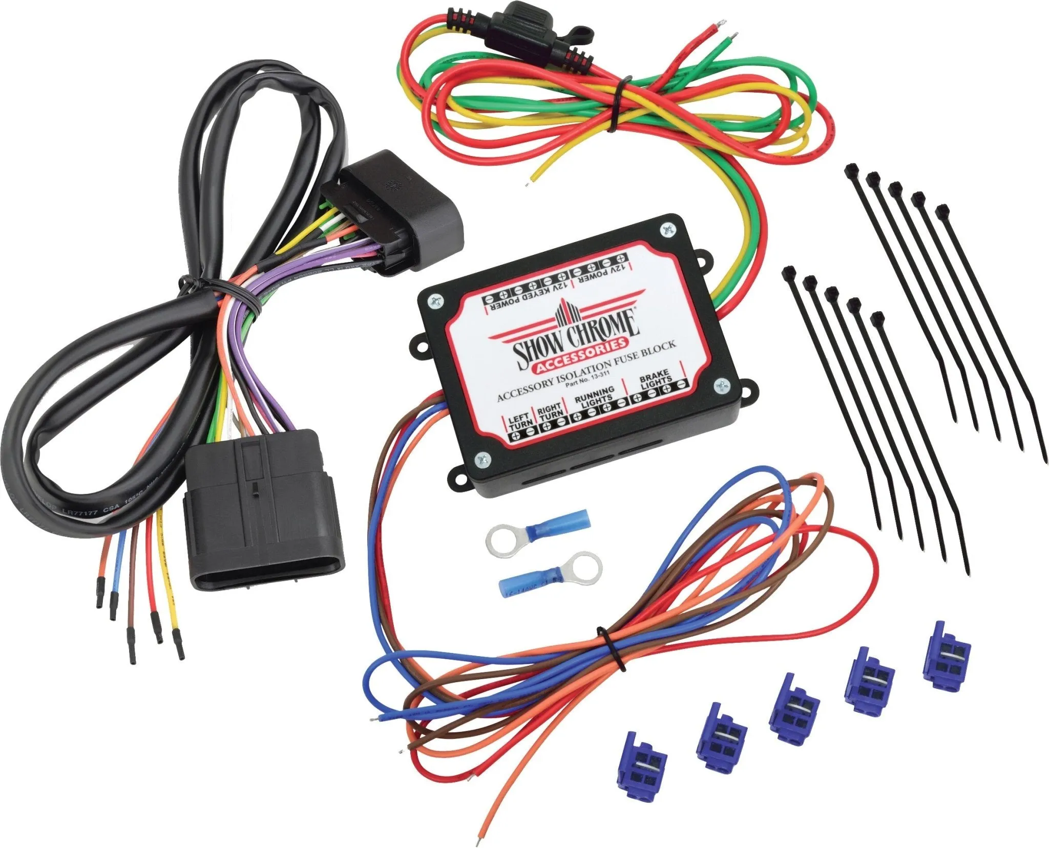 SHOW CHROME ACCESSORIES 41-201 Electronic Fuse Block