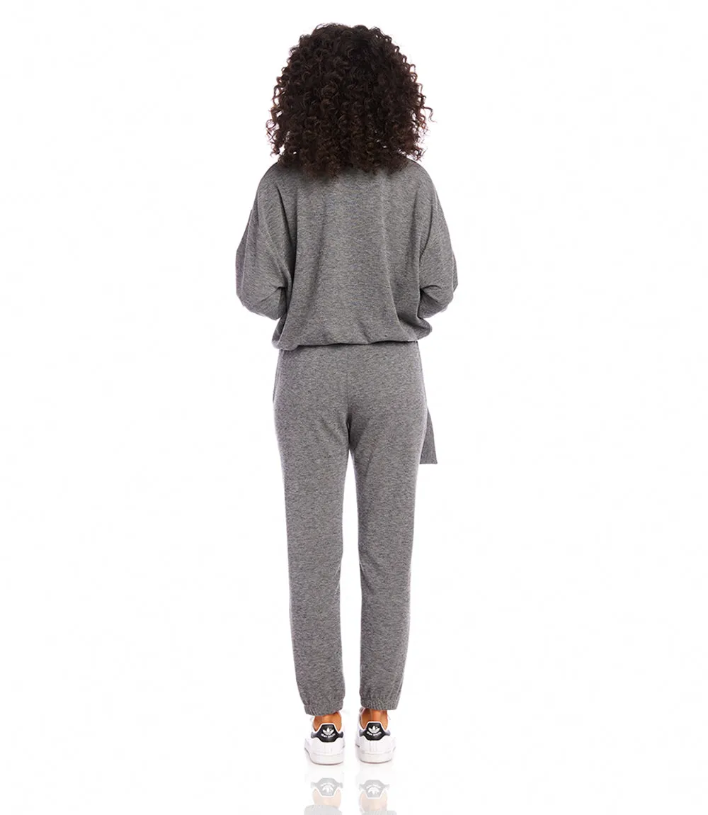 Side Tie Sweatshirt