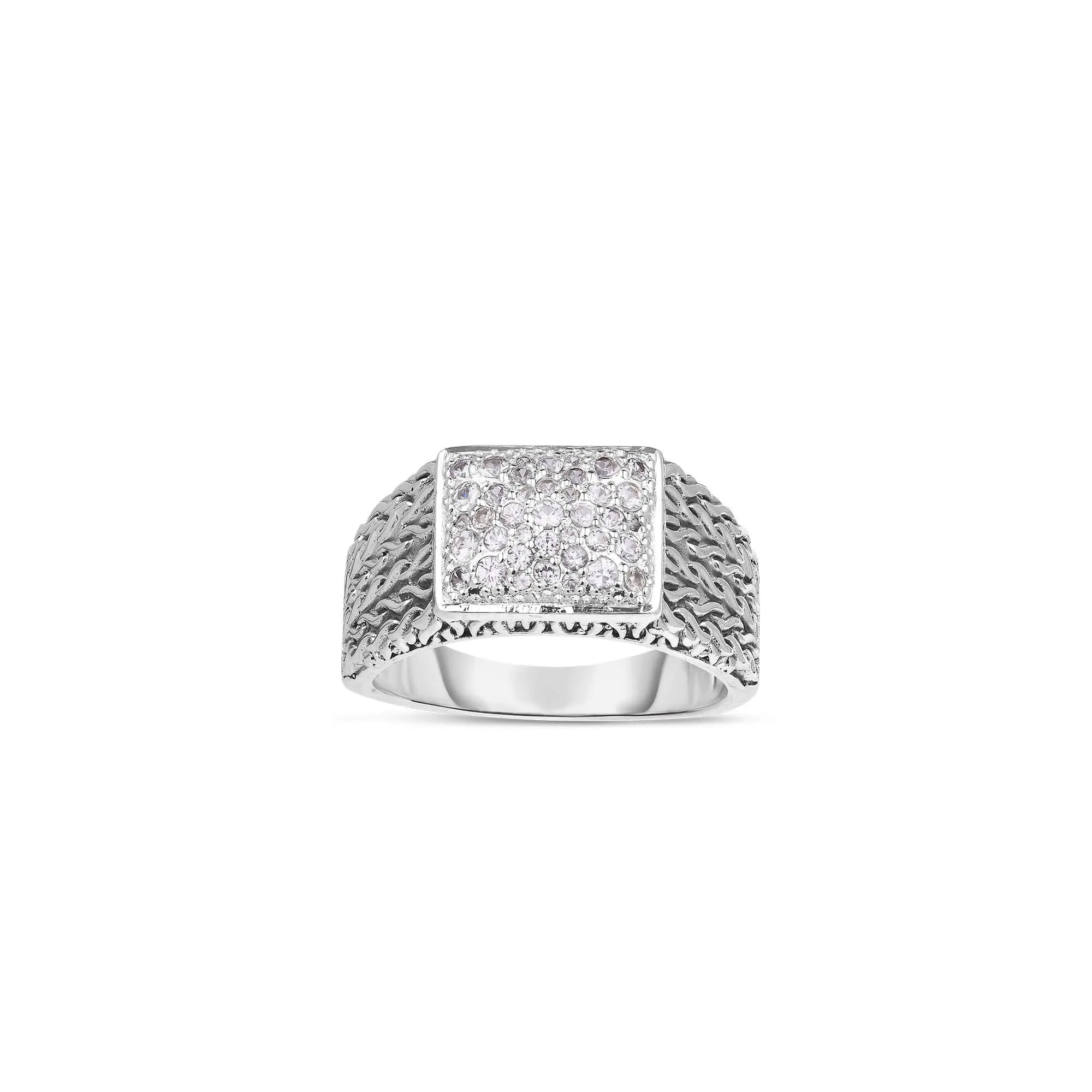 Silver & Sapphire Champion Ring