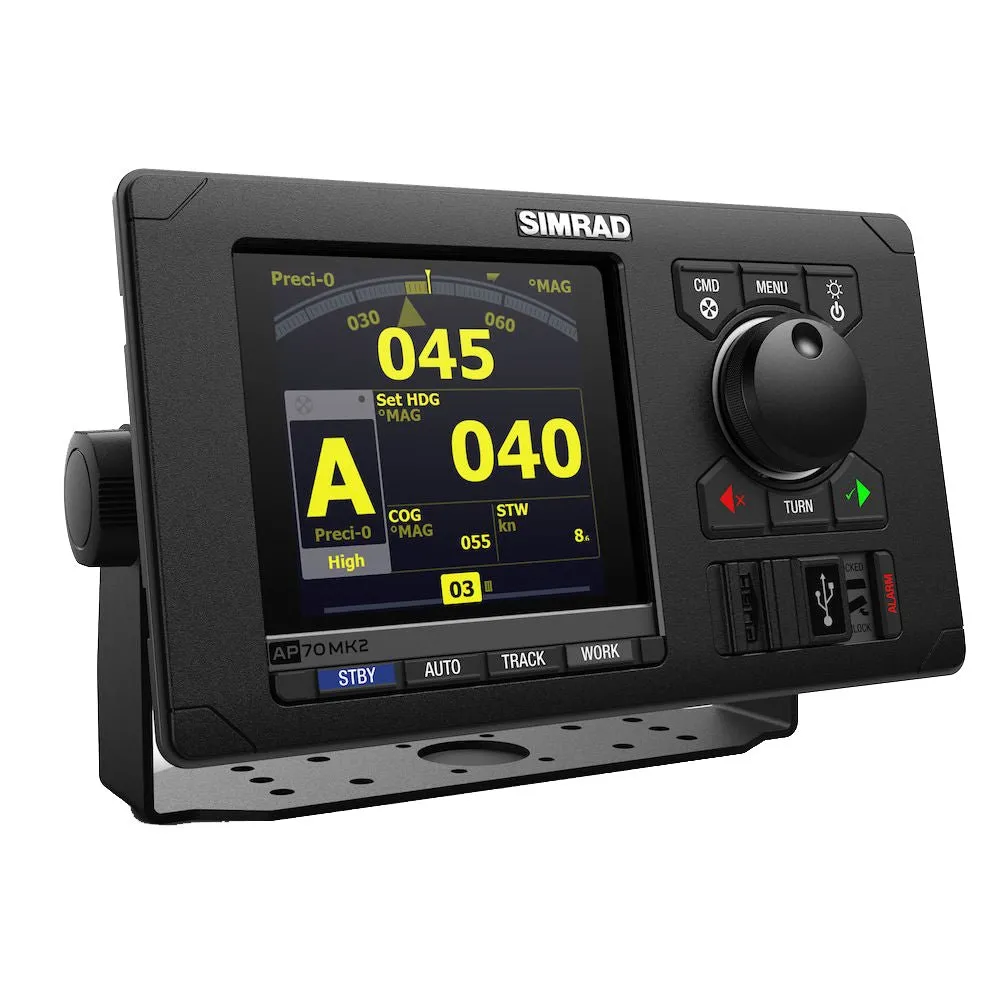 Simrad AP70 MK2 Autopilot IMO Pack f/Solenoid - Includes AP70 MK2 Control Head, AC80S Course Computer  RF45x Feedback