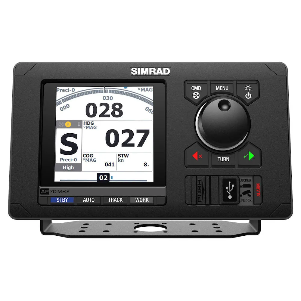 Simrad AP70 MK2 Autopilot IMO Pack f/Solenoid - Includes AP70 MK2 Control Head, AC80S Course Computer  RF45x Feedback