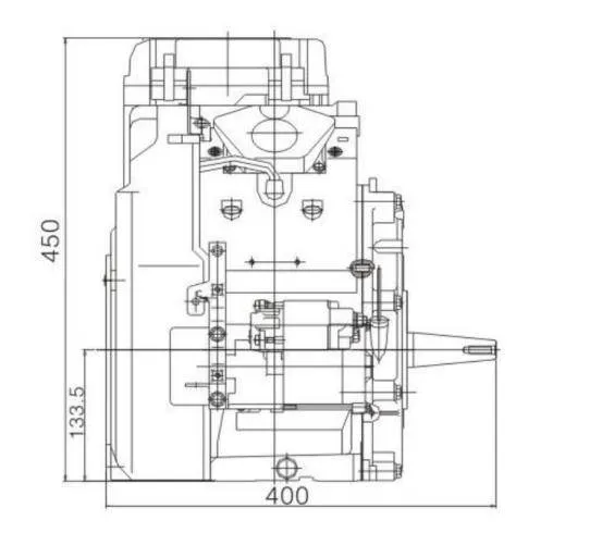 Sina Engine • 678Cc • 22.0Hp 4 Stroke Engine • 1" Shaft •