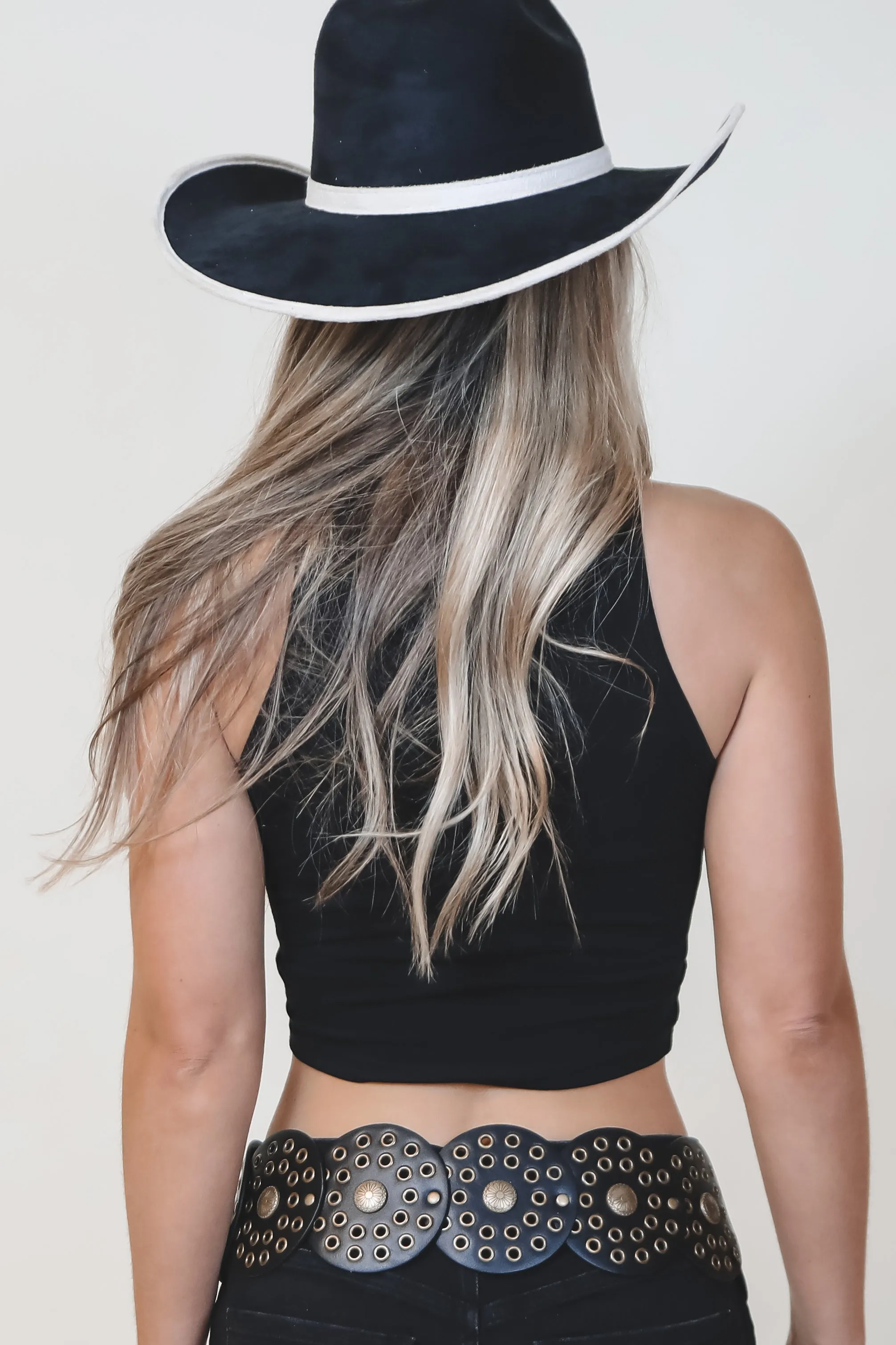 Somebody’s Problem Graphic High Neck Top