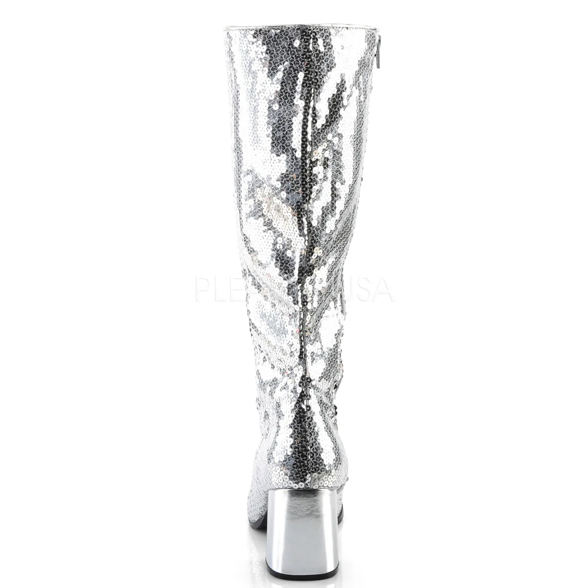 SPECTACUL-300SQ  Silver Sequins