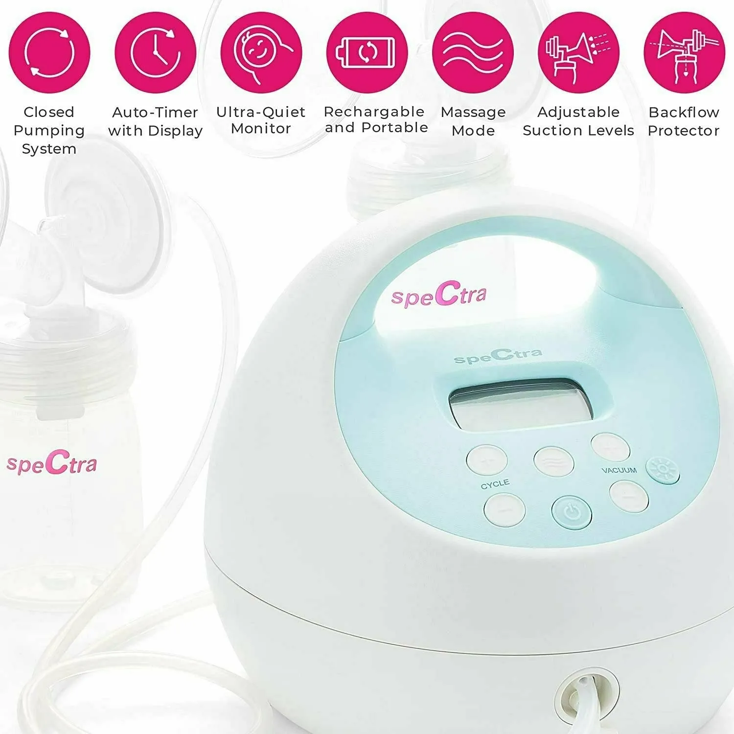 Spectra S1 Hospital Grade Double Electric Breast Pump With Rechargeable Battery