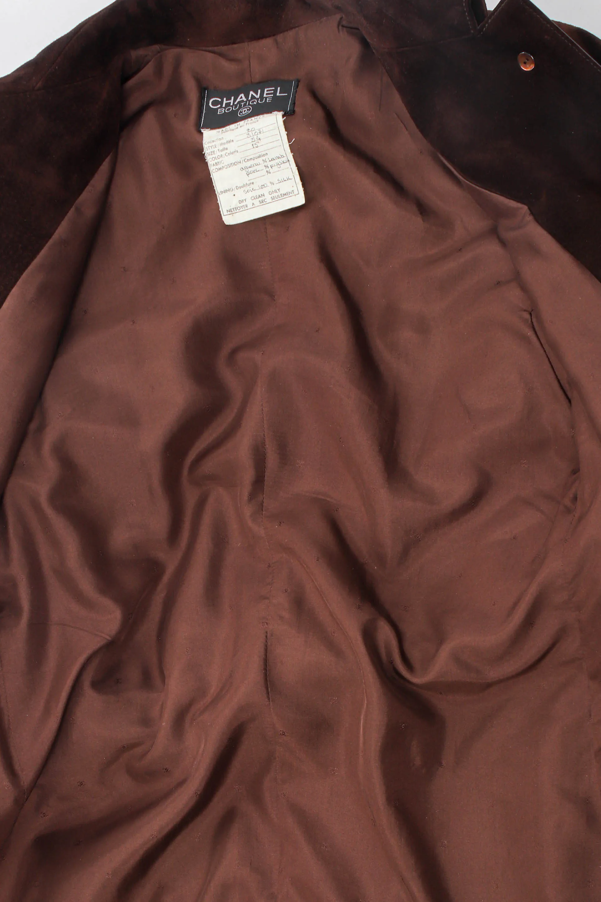 Suede & Leather Trench Coat