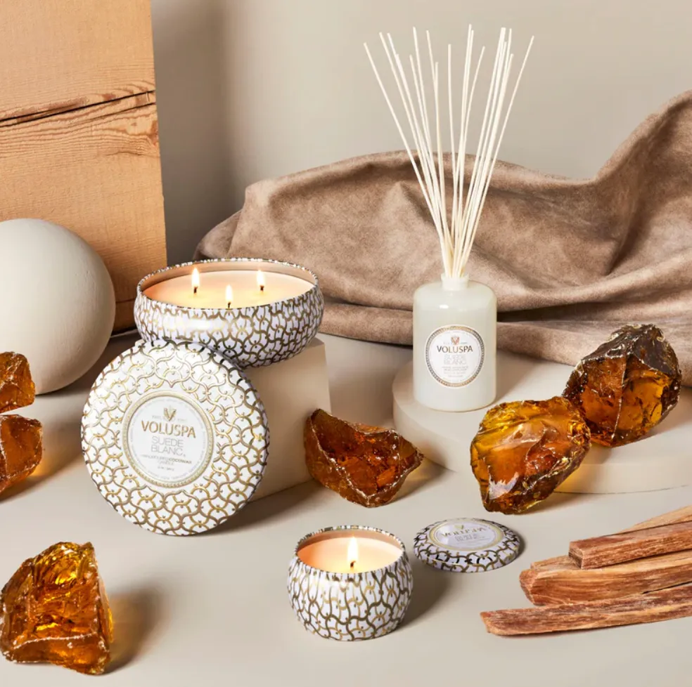 Suede Blanc Reed Diffuser