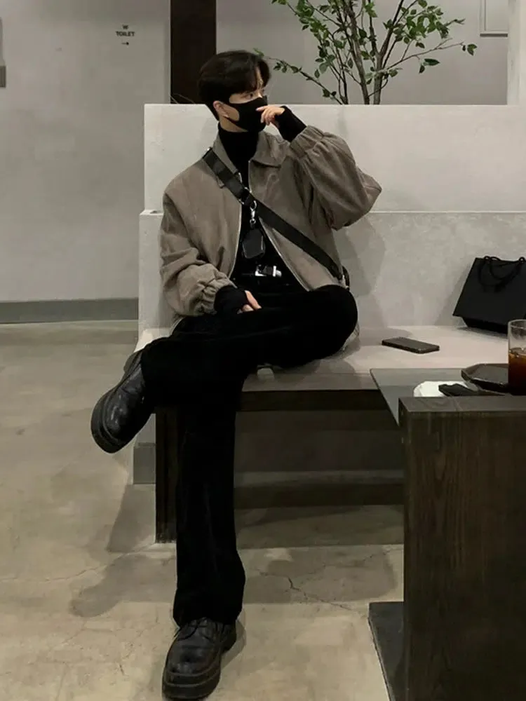 Suede Lapel Jacket