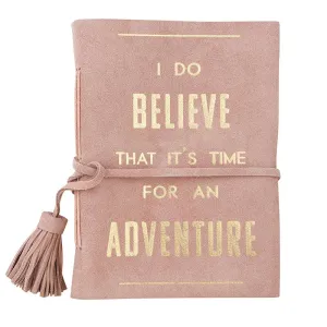 Suede Notebook - Believe