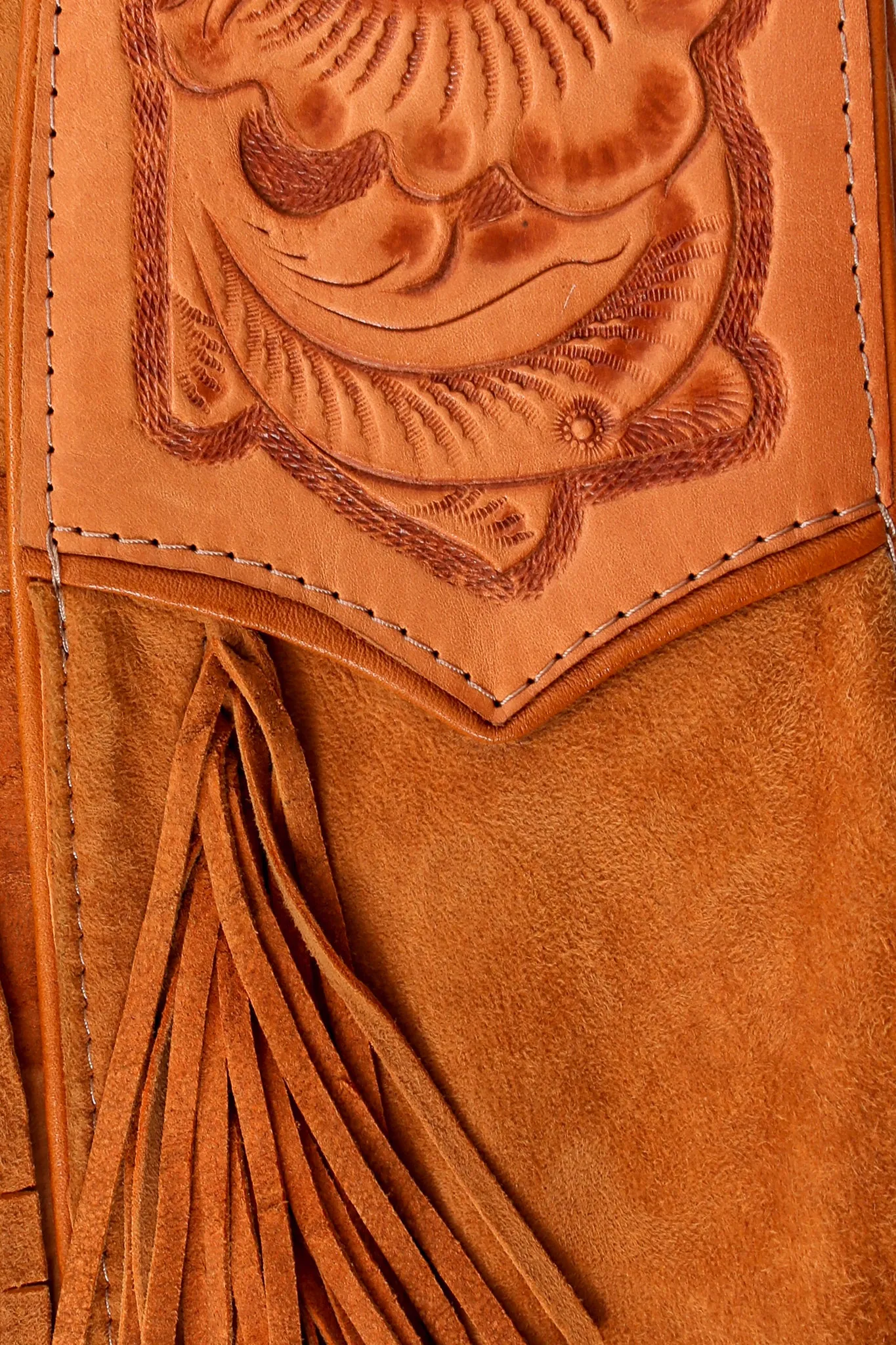Suede Tassel Vest Overcoat