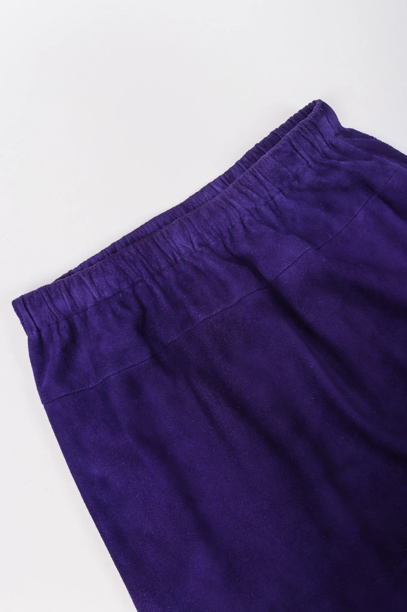 Suede Top Skirt & Jacket Set