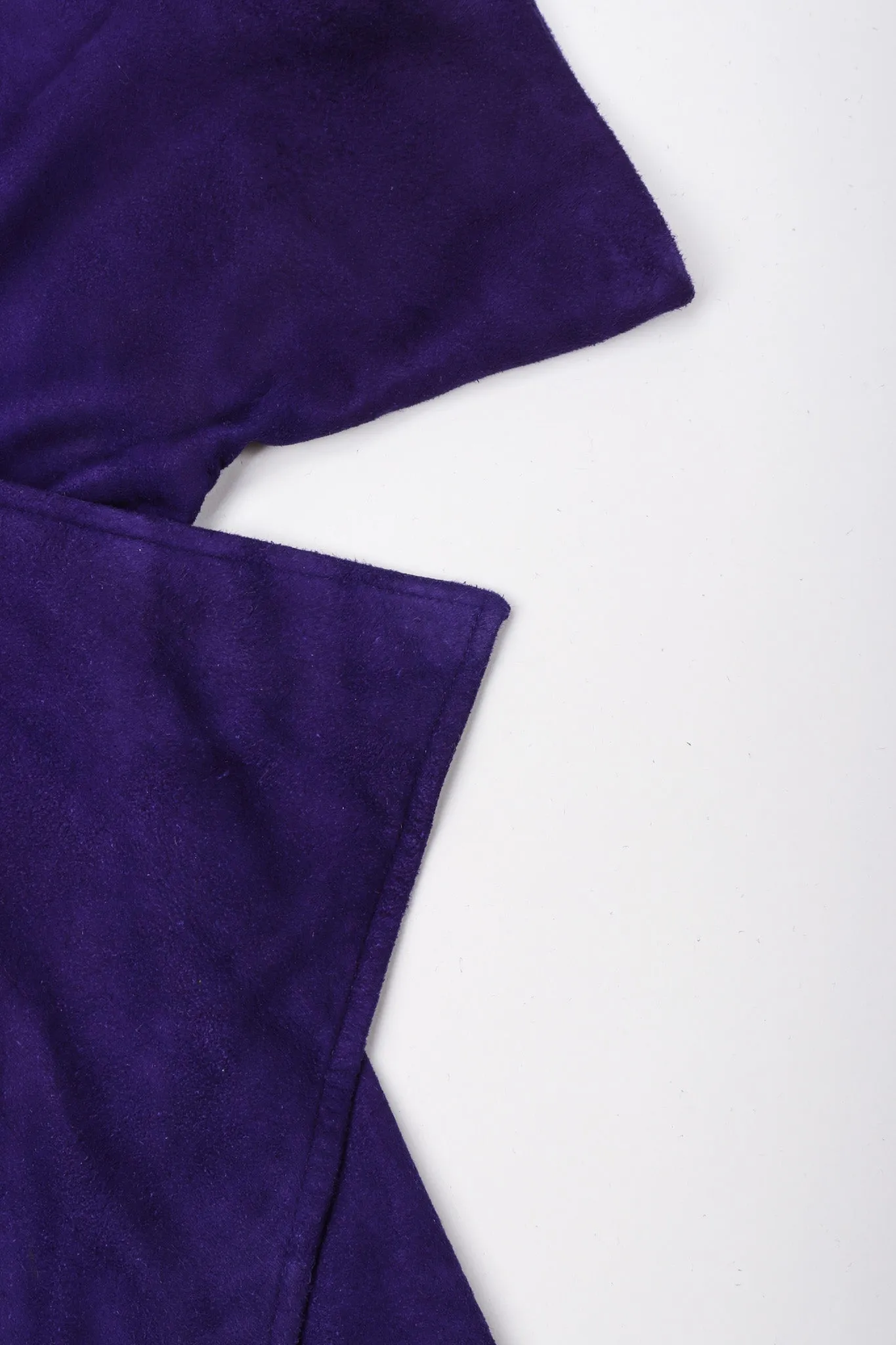 Suede Top Skirt & Jacket Set