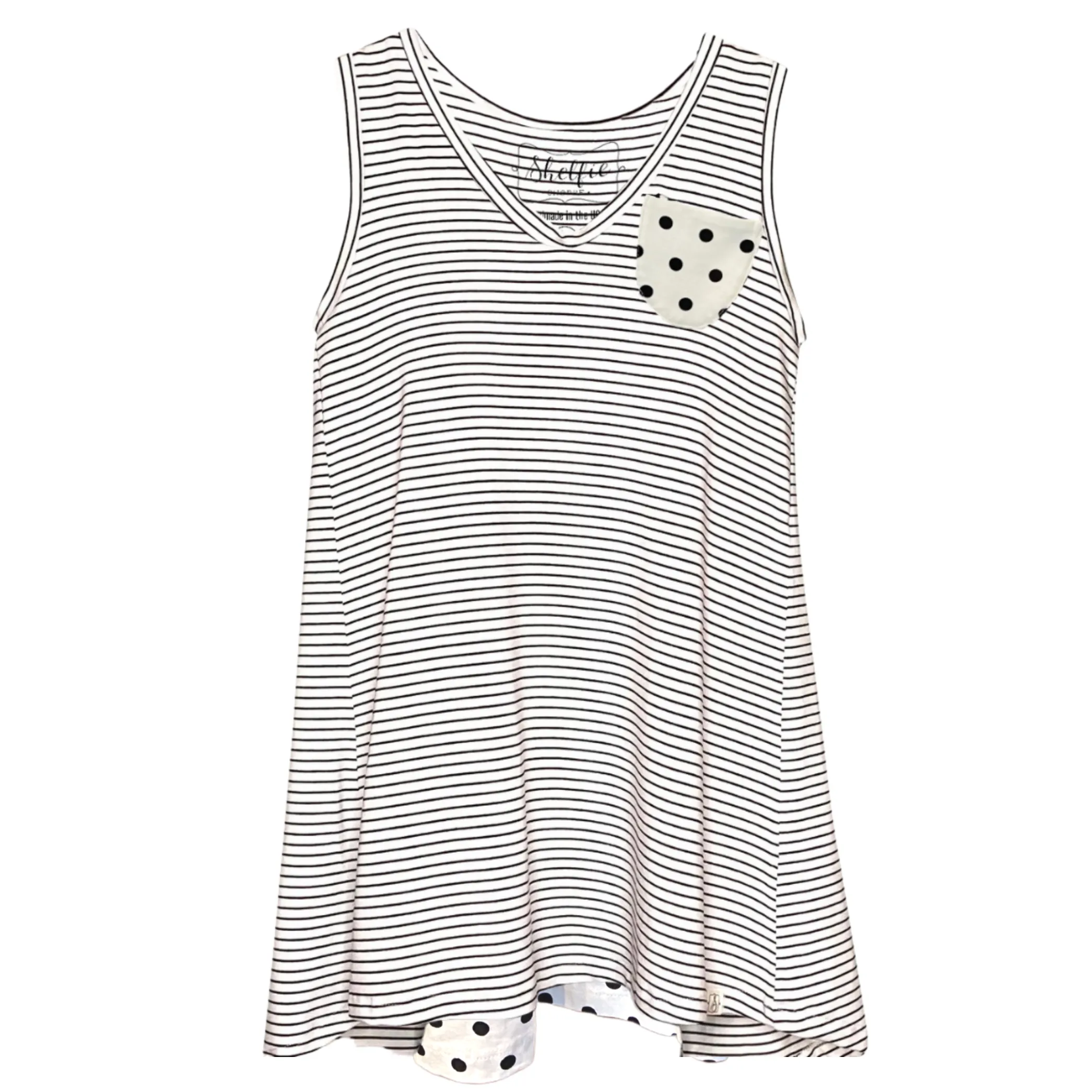 The Sleeveless Tunic with Built In Shelf Bra