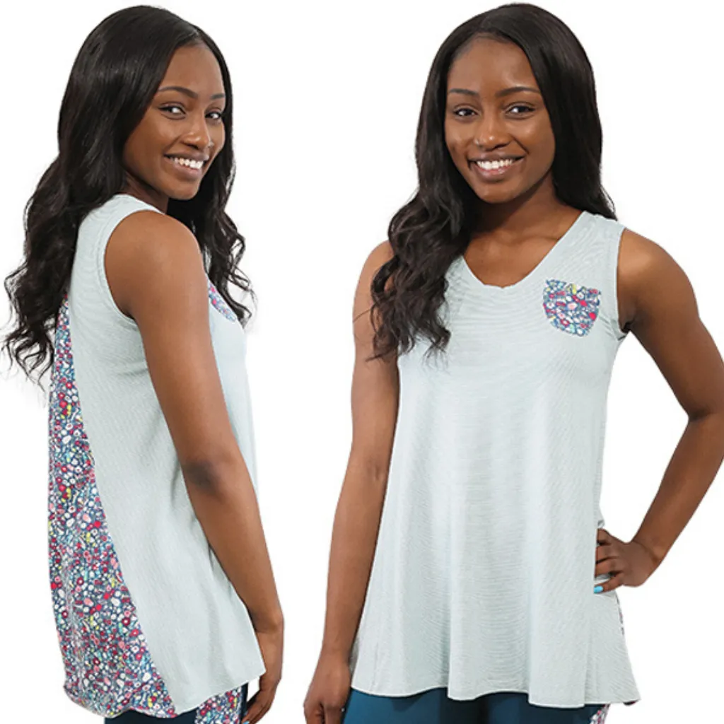 The Sleeveless Tunic with Built In Shelf Bra