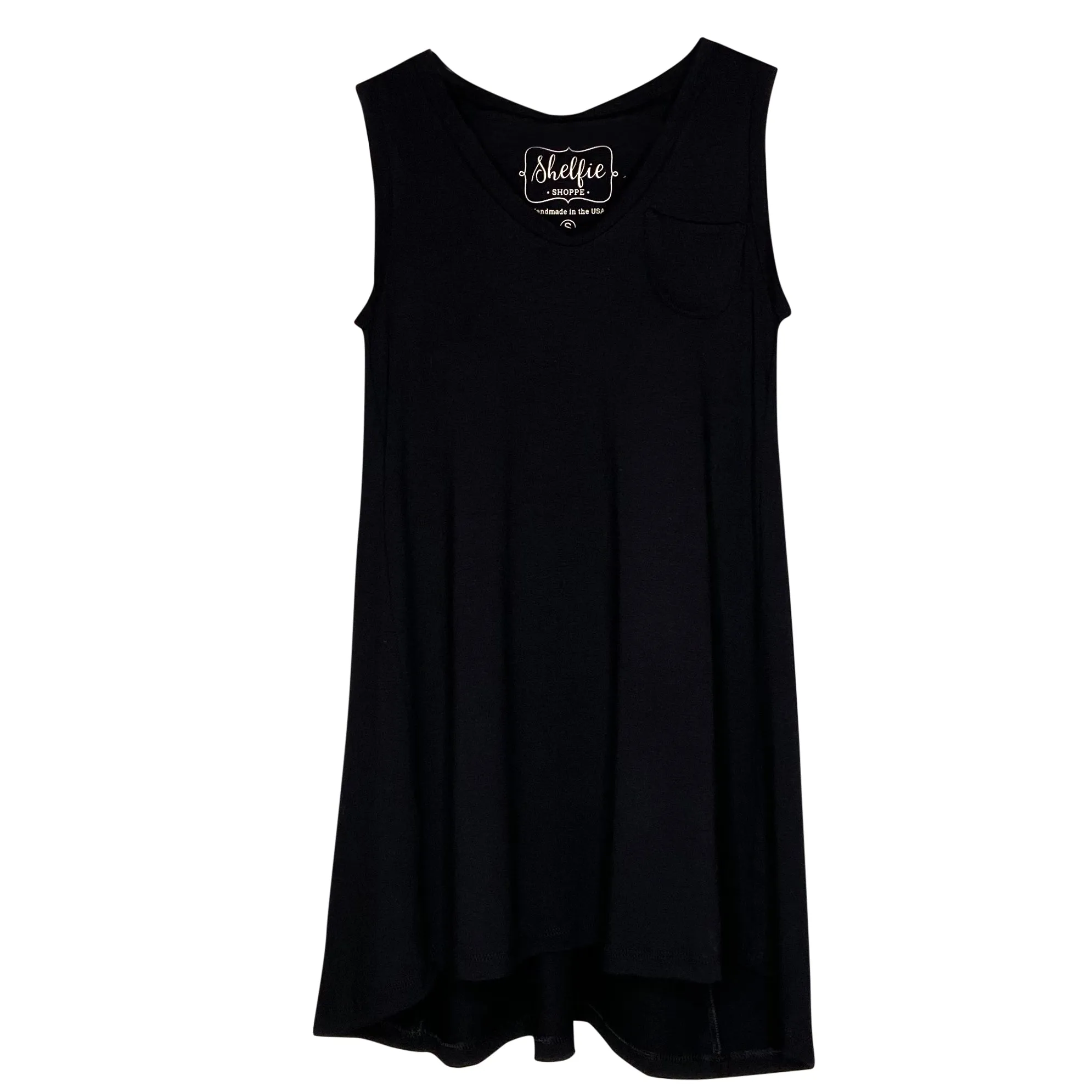 The Sleeveless Tunic with Built In Shelf Bra