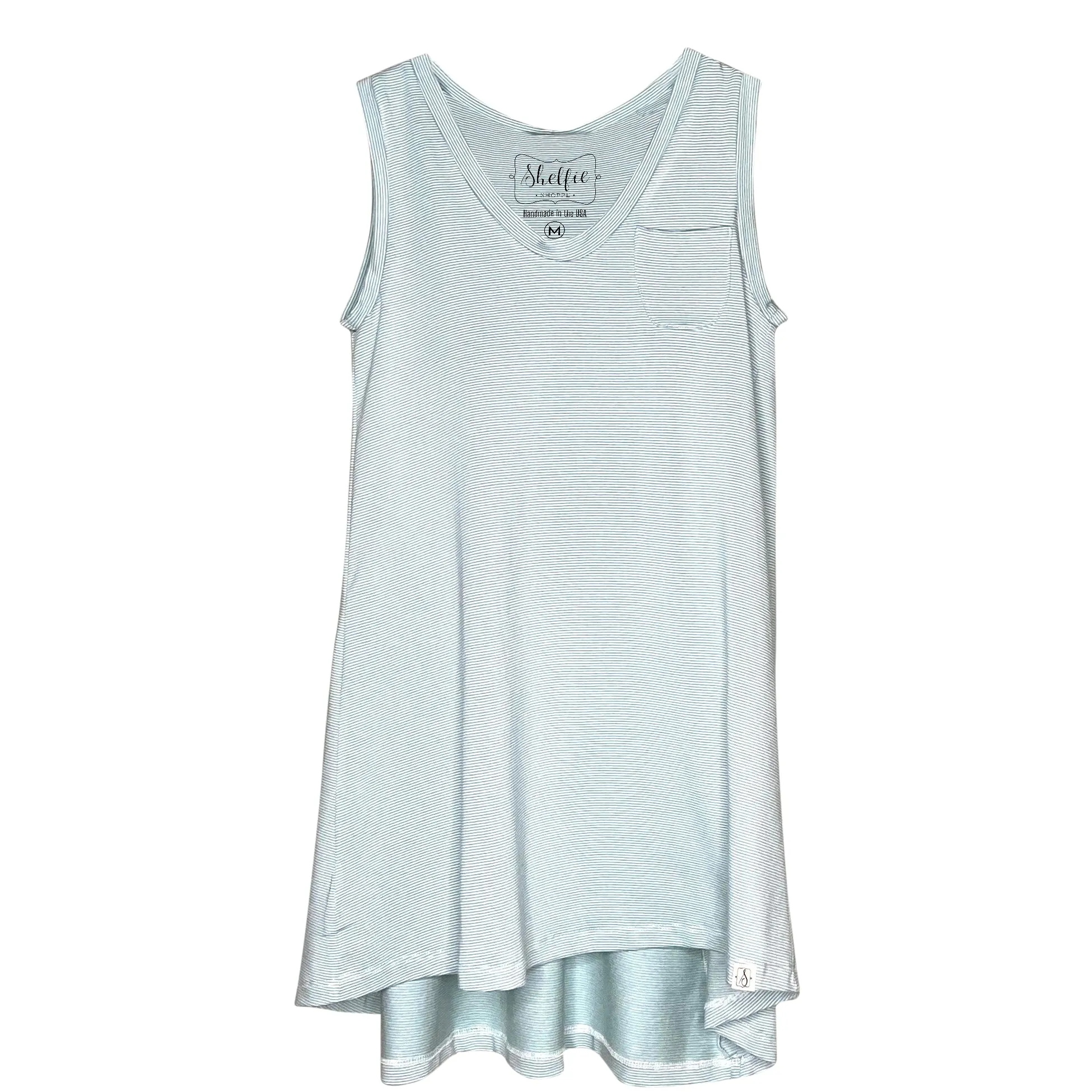 The Sleeveless Tunic with Built In Shelf Bra