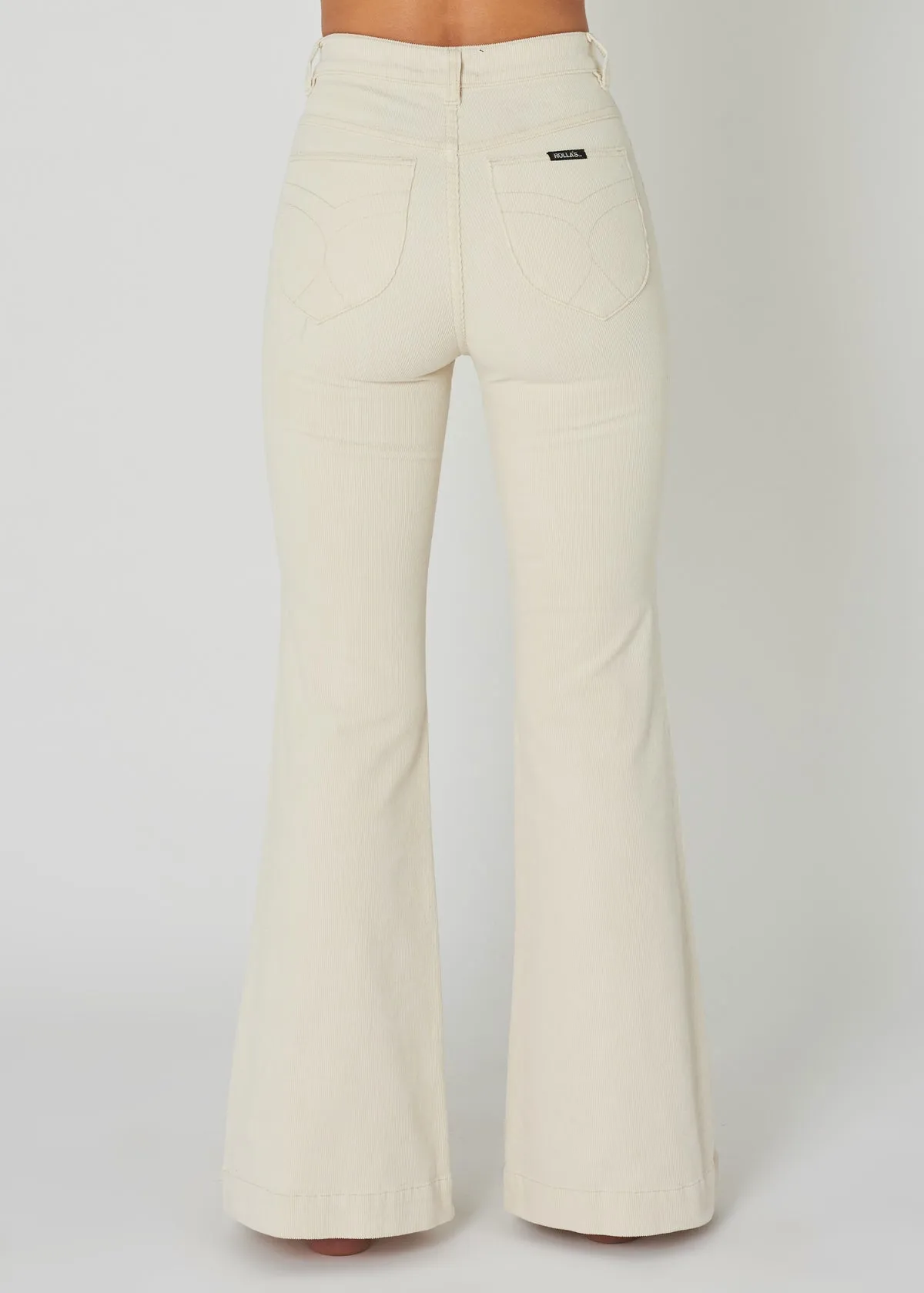 Vanilla Cream Corduroy Eastcoast Flares  <br><I>almost gone! </I>