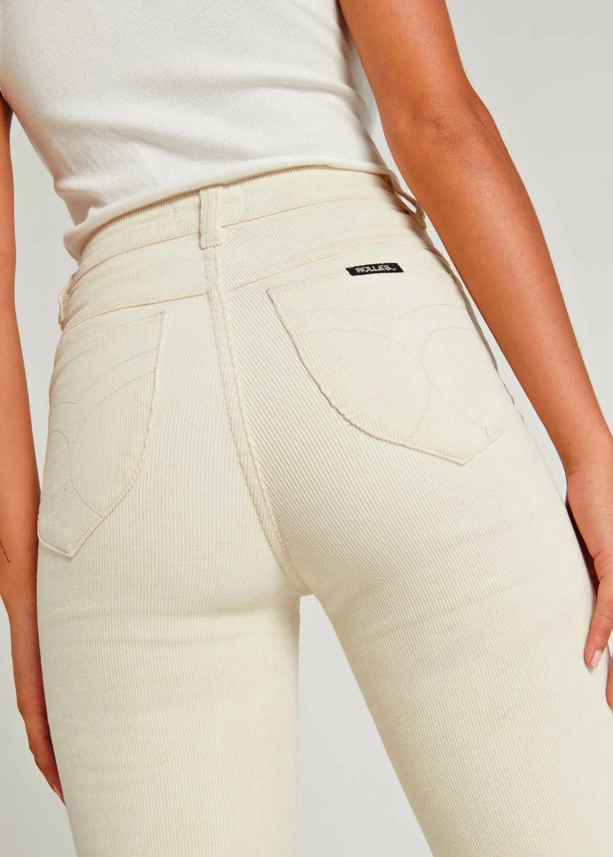 Vanilla Cream Corduroy Eastcoast Flares  <br><I>almost gone! </I>