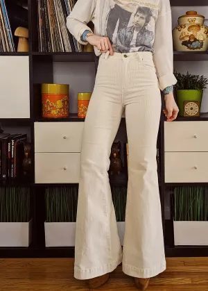 Vanilla Cream Corduroy Eastcoast Flares  <br><I>almost gone! </I>